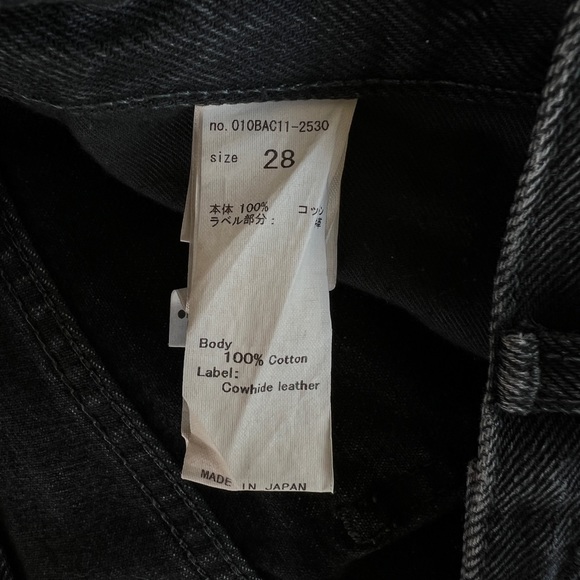 Mousy Vintage Kelly Tapered Denim Pants Black (28) - Picture 16 of 16